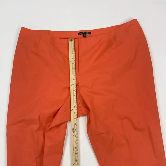 Lafayette 148 Cropped Orange Pants 24W - Picture 9 of 12